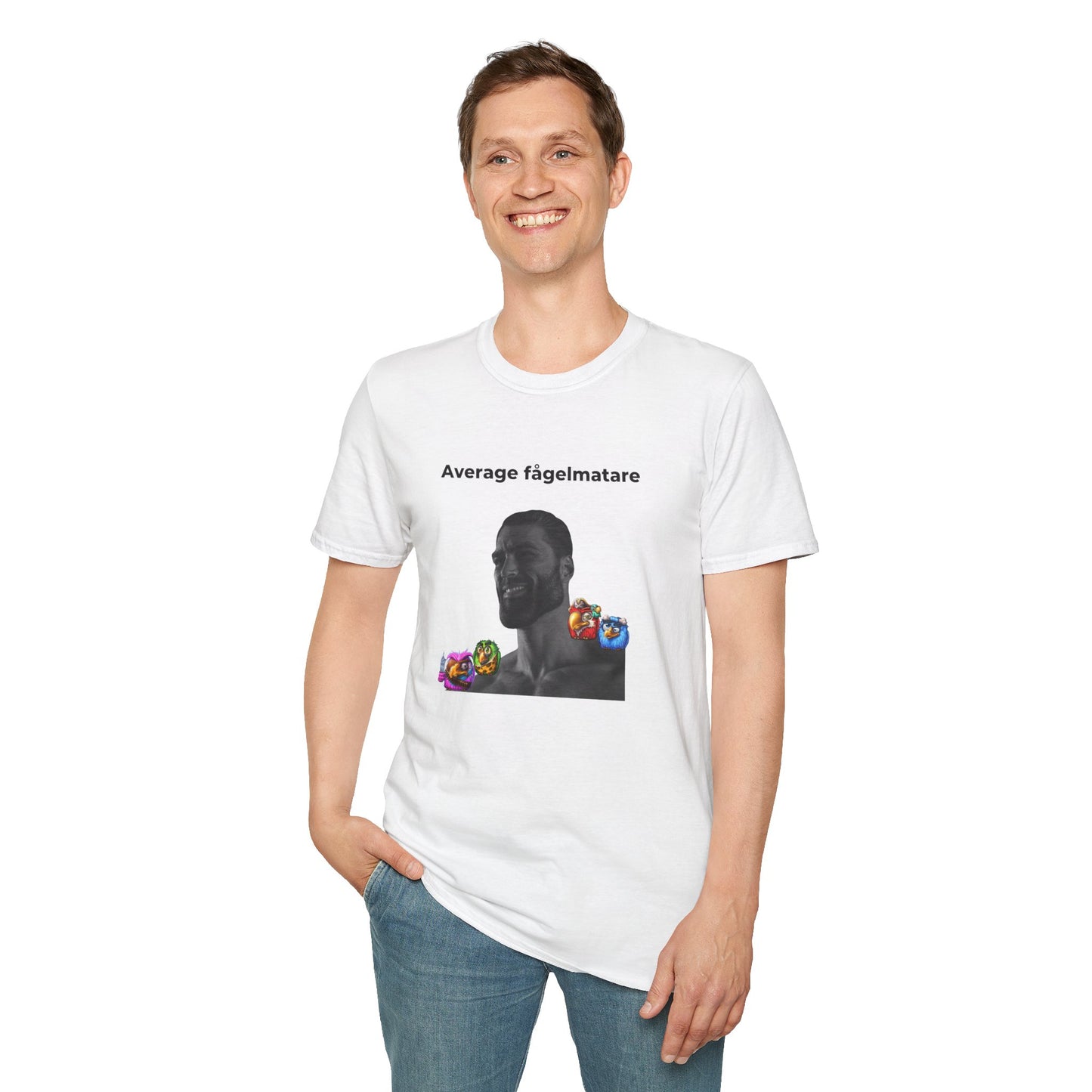 Average fågelmatare T-shirt